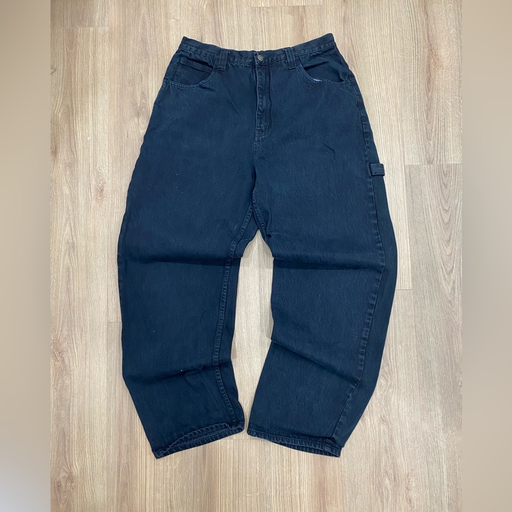 Classic Black Relaxed Fit Men's Jeans